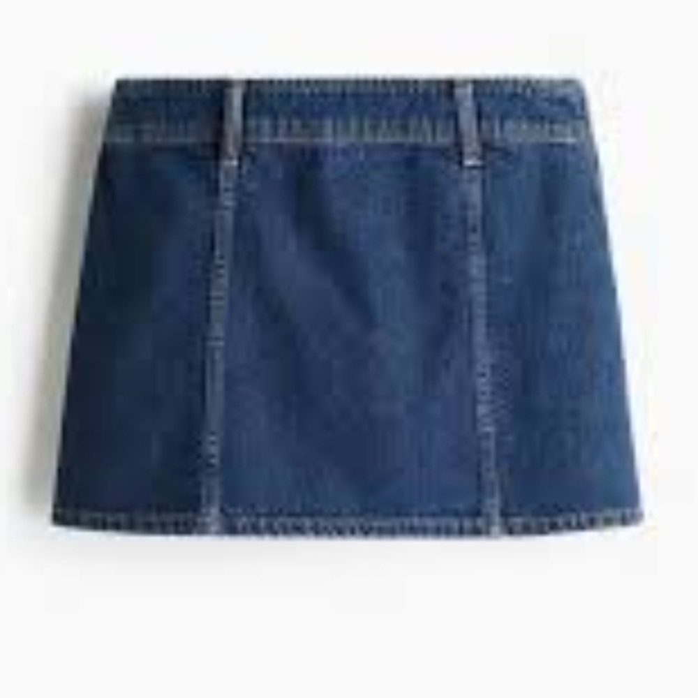 H&M Blue Denim Mini Skirt
